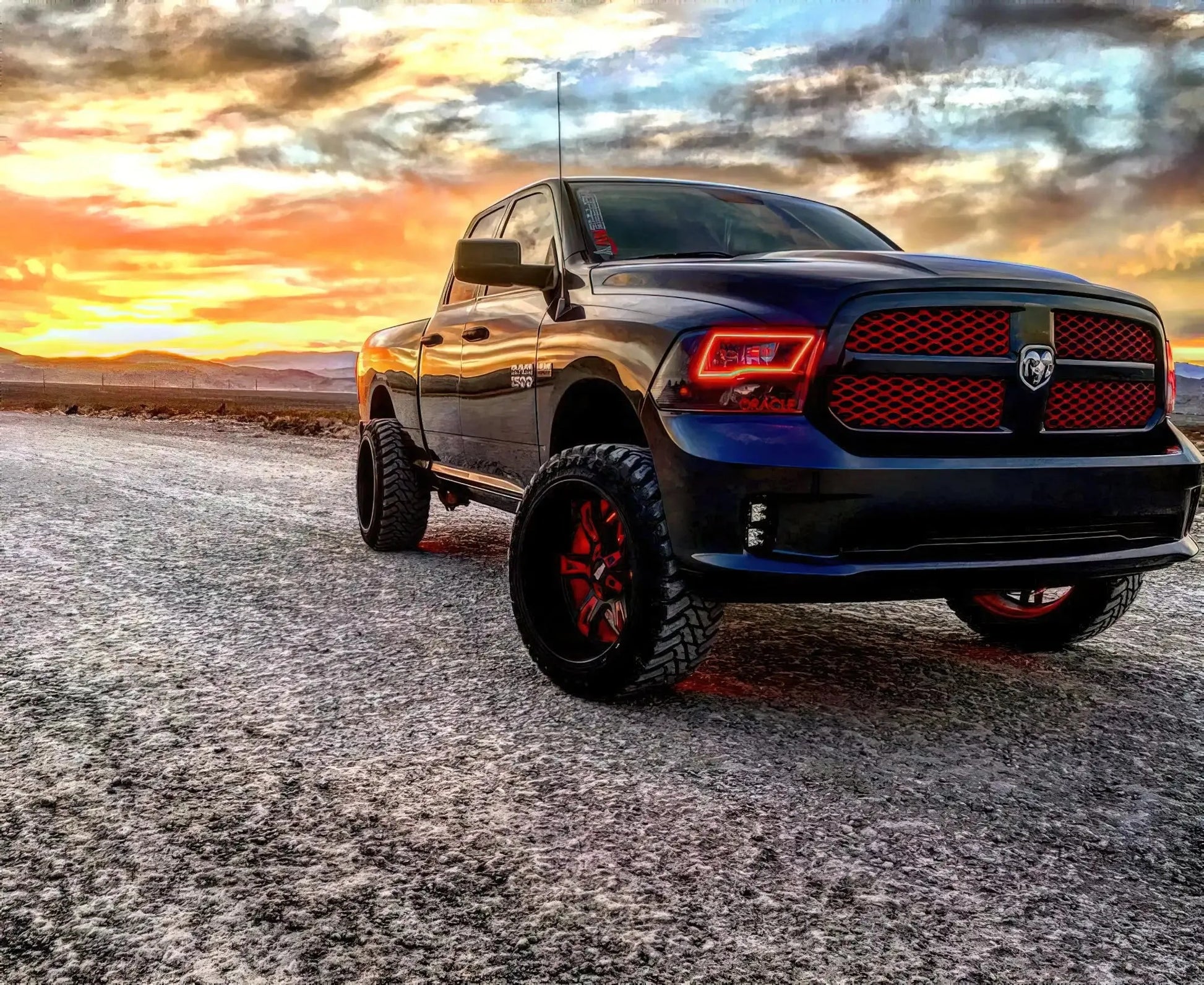 ORACLE Lighting 2009-2018 RAM 1500 Sport Pre-Assembled Headlights - Black Housing by ORACLE Lighting