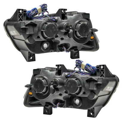 ORACLE Lighting 2011-2014 Dodge Charger Pre-Assembled Halo Headlights - Non HID - Black Housing by ORACLE Lighting