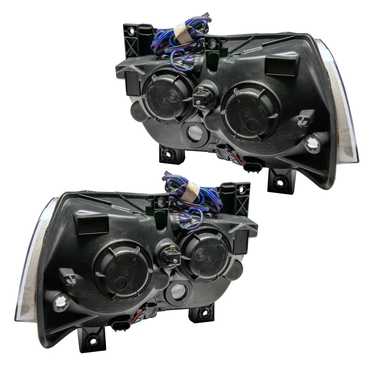 ORACLE Lighting 2011-2014 Dodge Charger Pre-Assembled Halo Headlights - Non HID - Black Housing by ORACLE Lighting