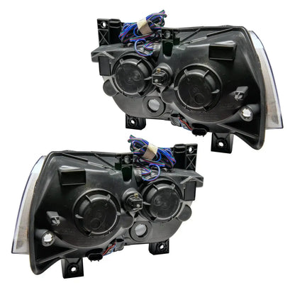 ORACLE Lighting 2011-2014 Dodge Charger Pre-Assembled Halo Headlights - Non HID - Black Housing by ORACLE Lighting