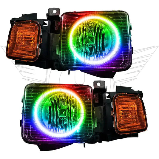 ORACLE Lighting 2006-2010 Hummer H3 Pre-Assembled Headlights - Dynamic ColorSHIFT by ORACLE Lighting