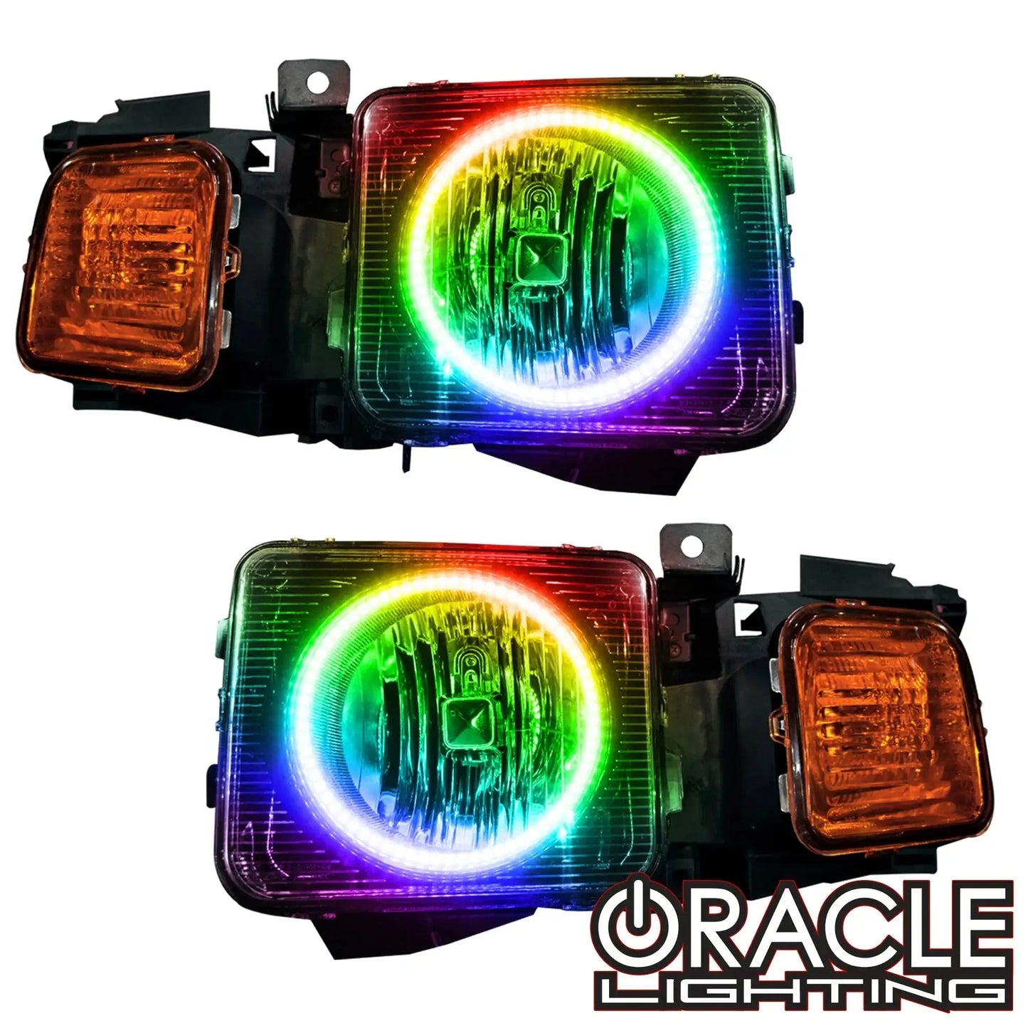 ORACLE Lighting 2005-2010 Hummer H3 Dynamic ColorSHIFT Headlight Halo Kit by ORACLE Lighting