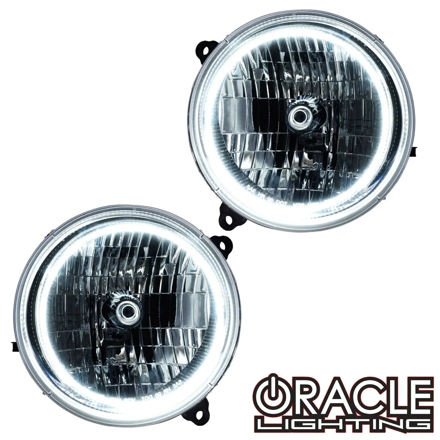 ORACLE Lighting 2002-2004 Jeep Liberty Pre-Assembled Halo Headlights by ORACLE Lighting