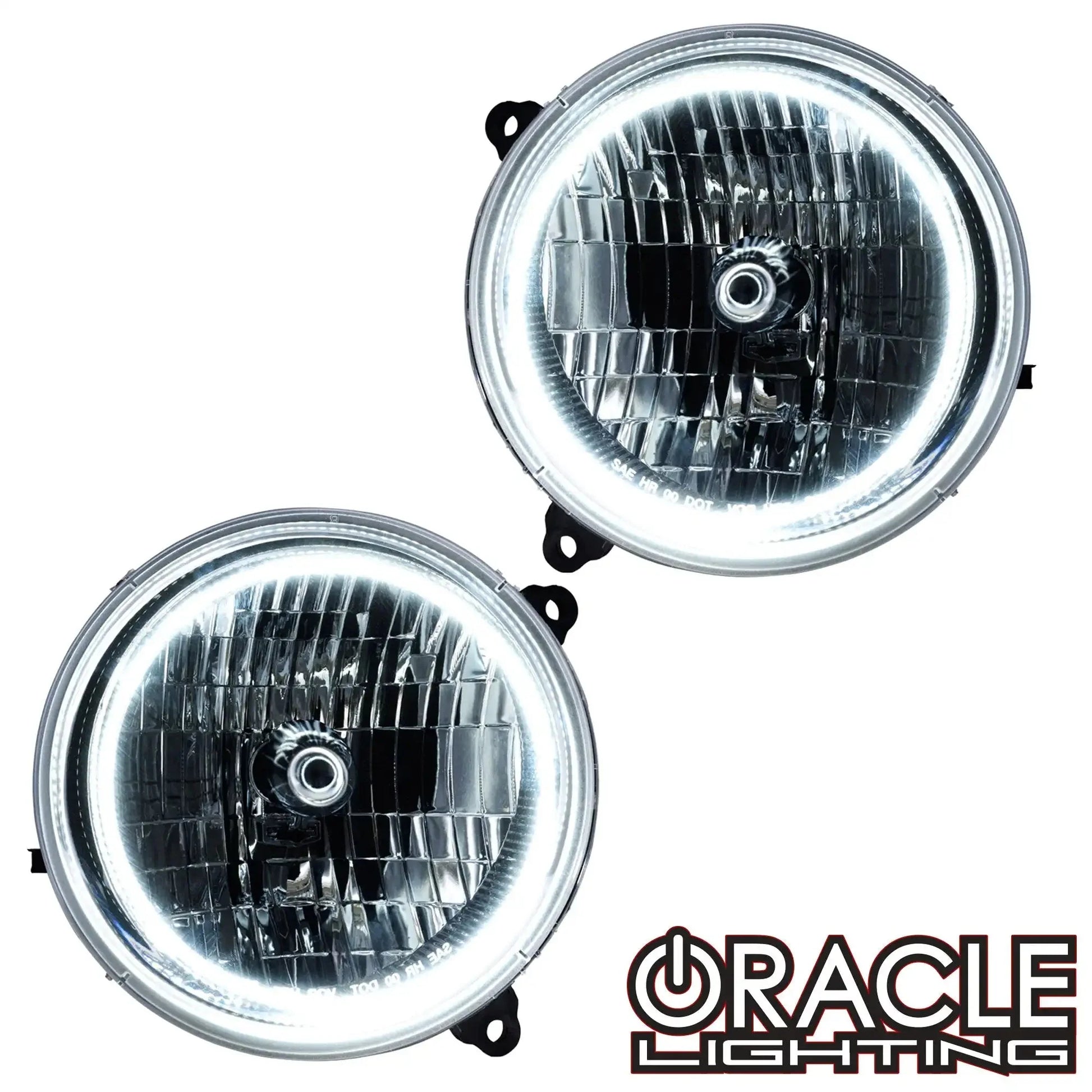 ORACLE Lighting 2002-2004 Jeep Liberty Pre-Assembled Halo Headlights by ORACLE Lighting