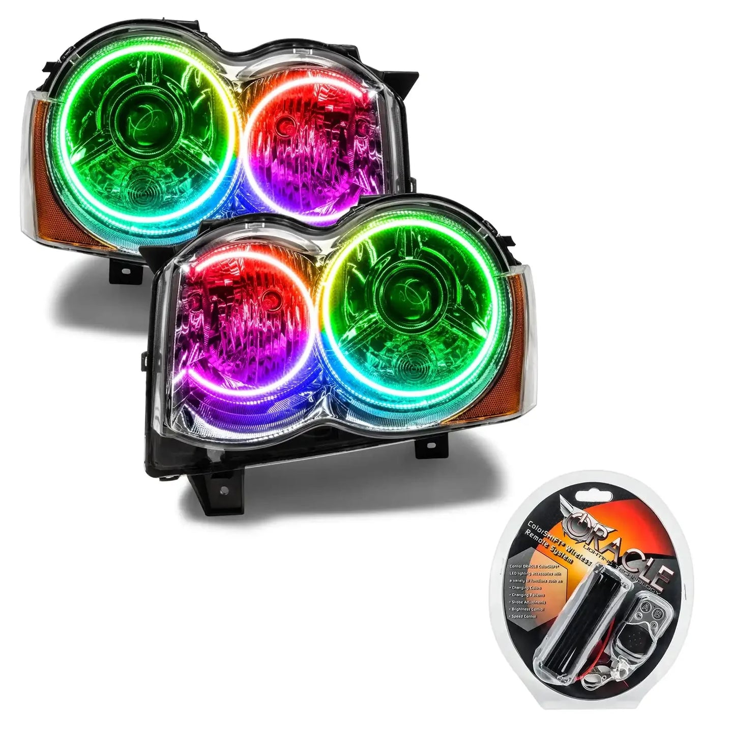 2008-2010 Jeep Grand Cherokee Pre-Assembled Headlights - HID by ORACLE Lighting