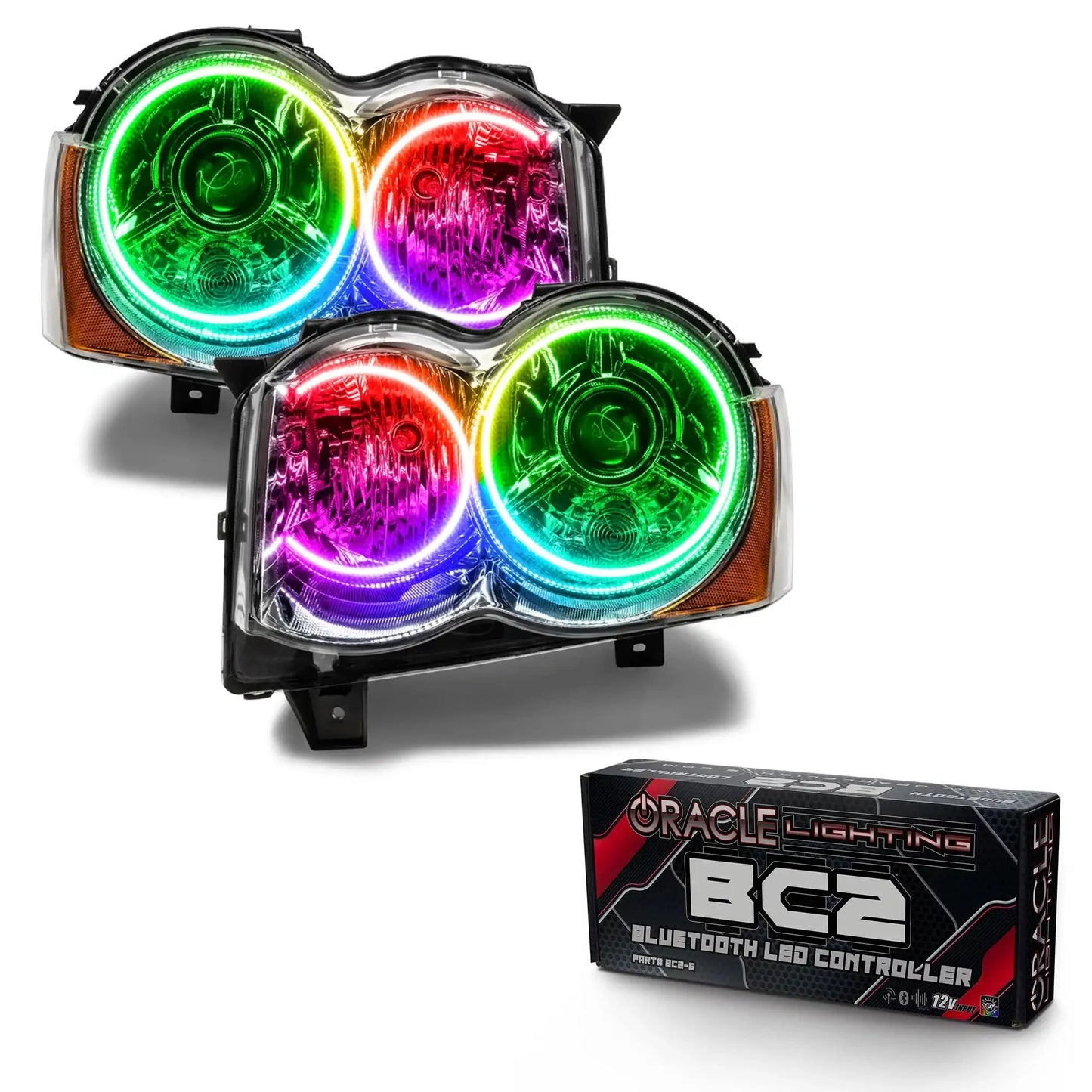 2008-2010 Jeep Grand Cherokee Pre-Assembled Headlights - HID by ORACLE Lighting
