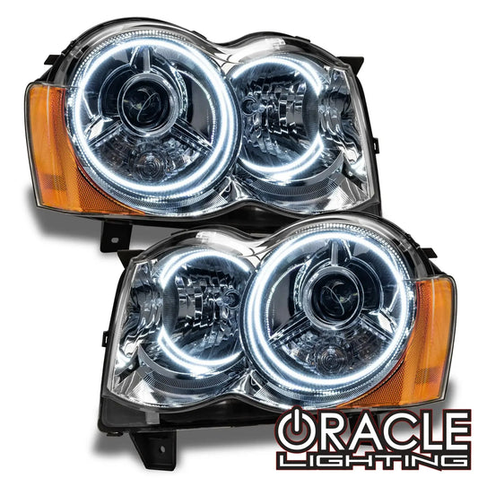 2008-2010 Jeep Grand Cherokee Pre-Assembled Headlights - HID by ORACLE Lighting