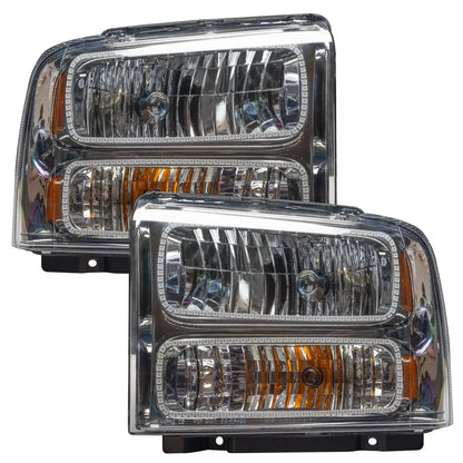 ORACLE Lighting 2005 Ford Excursion Pre-Assembled Halo Headlights - Chrome Housing by ORACLE Lighting