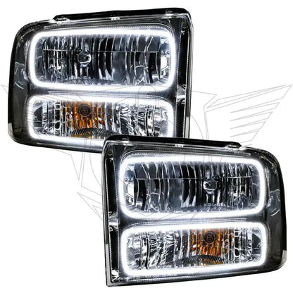 ORACLE Lighting 2005 Ford Excursion Pre-Assembled Halo Headlights - Chrome Housing by ORACLE Lighting