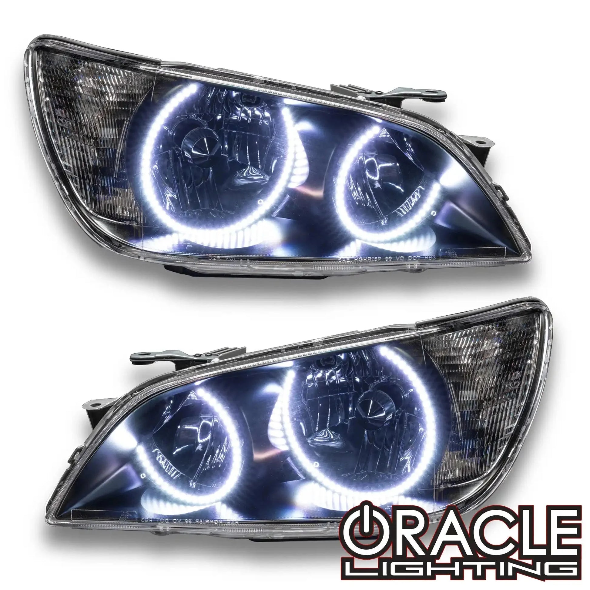 ORACLE Lighting 2001-2005 Lexus IS300 Pre-Assembled Halo Headlights-HID-Black Housing by ORACLE Lighting