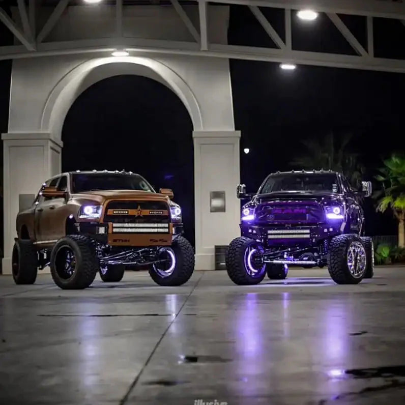 ORACLE Lighting 2013-2018 Ram 1500/2500 Projector Style LED Headlight Halo Kit by ORACLE Lighting
