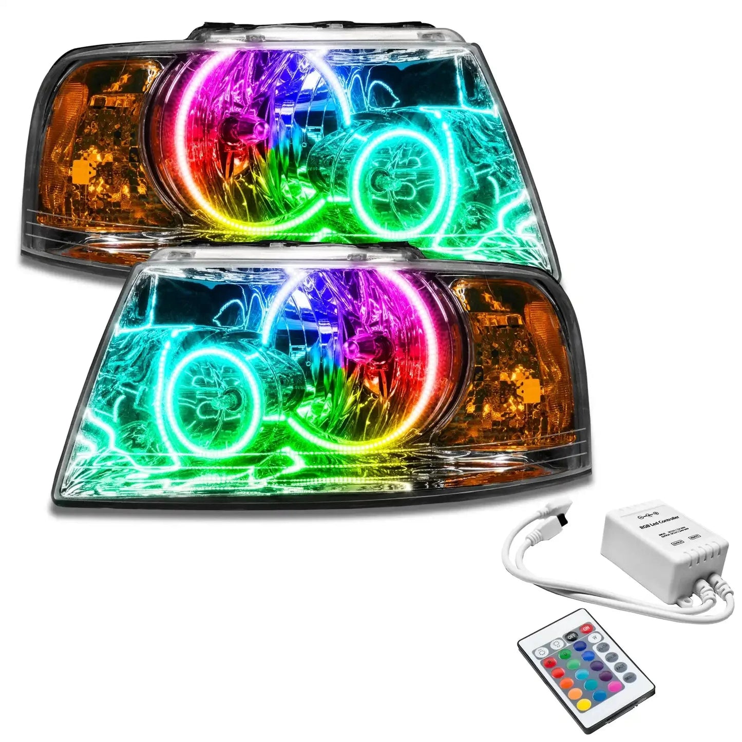 ORACLE Lighting 2003-2006 Ford Expedition Pre-Assembled Headlights - Chrome by ORACLE Lighting