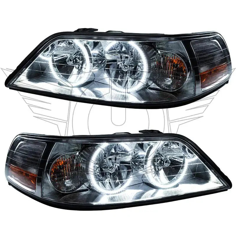 ORACLE Lighting 2005-2011 Lincoln Town Car Pre-Assembled Halo Headlights - Non HID by ORACLE Lighting