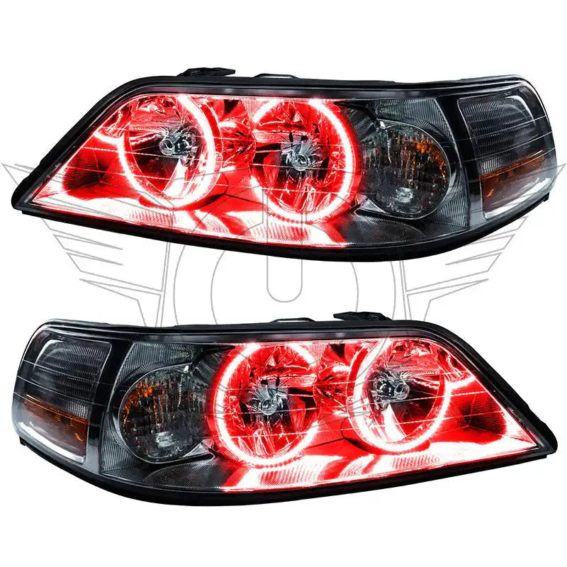 ORACLE Lighting 2005-2011 Lincoln Town Car Pre-Assembled Halo Headlights - Non HID by ORACLE Lighting