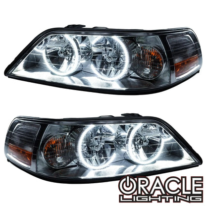 ORACLE Lighting 2005-2011 Lincoln Town Car Pre-Assembled Halo Headlights - Non HID by ORACLE Lighting