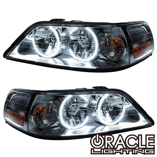 ORACLE Lighting 2005-2011 Lincoln Town Car Pre-Assembled Halo Headlights - Non HID by ORACLE Lighting