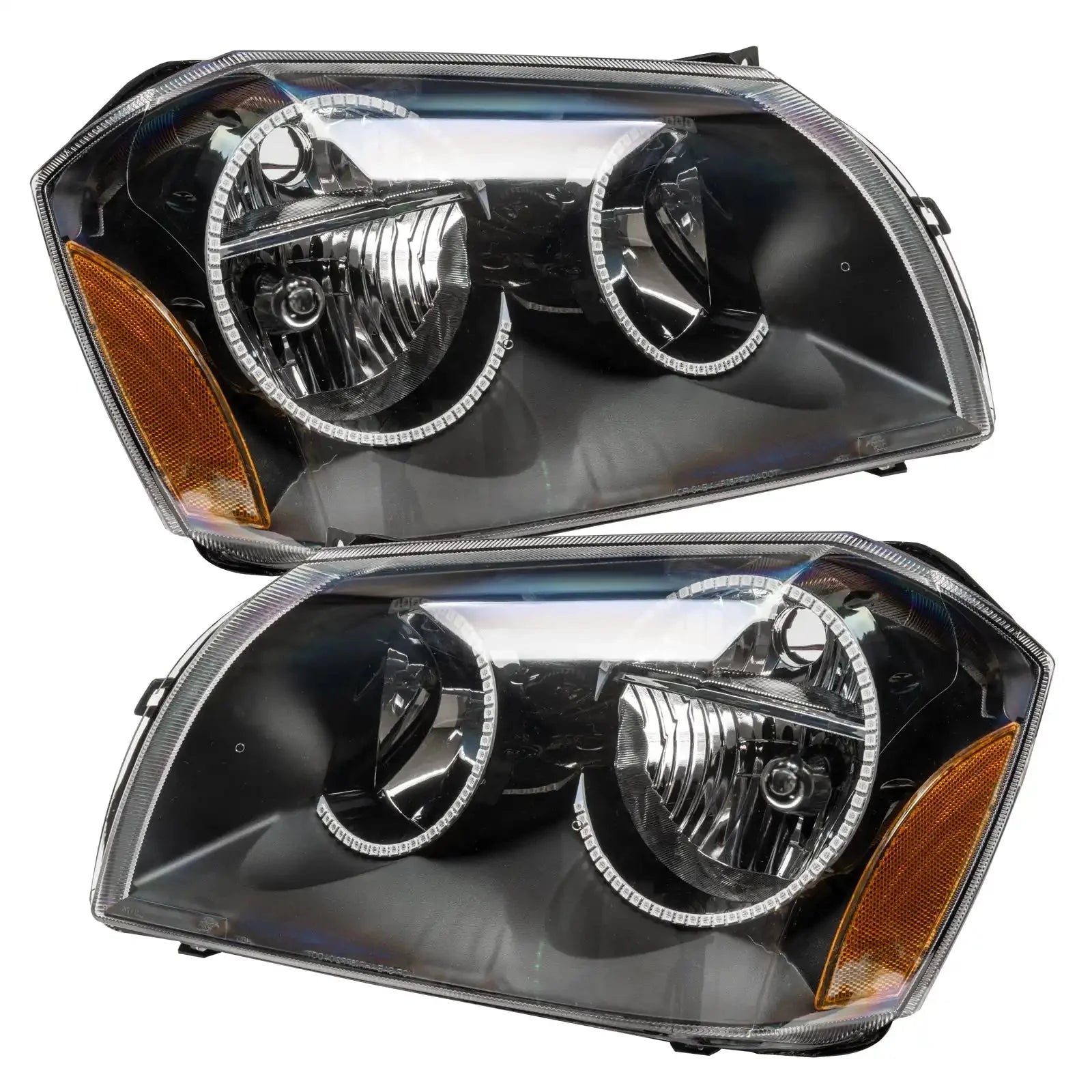ORACLE Lighting 2005-2007 Dodge Magnum Pre-Assembled Halo Headlights - Black Housing by ORACLE Lighting