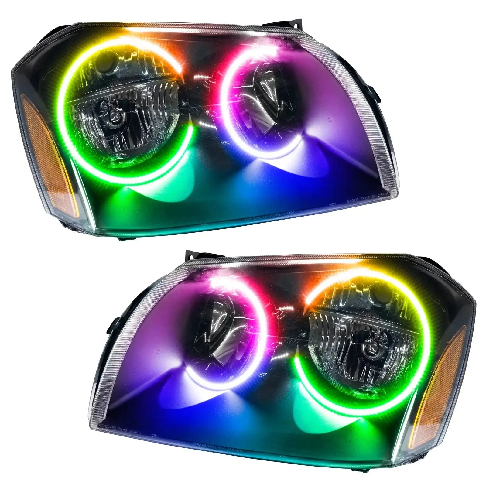 ORACLE Lighting 2005-2007 Dodge Magnum Pre-Assembled Halo Headlights - Black Housing by ORACLE Lighting