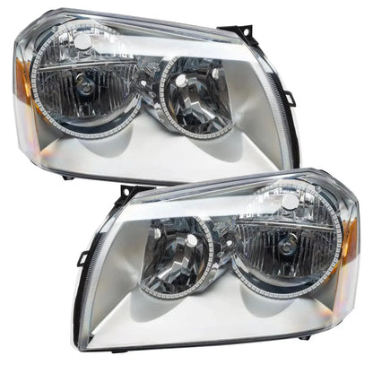 ORACLE Lighting 2005-2007 Dodge Magnum Pre-Assembled Halo Headlights - Chrome Housing by ORACLE Lighting