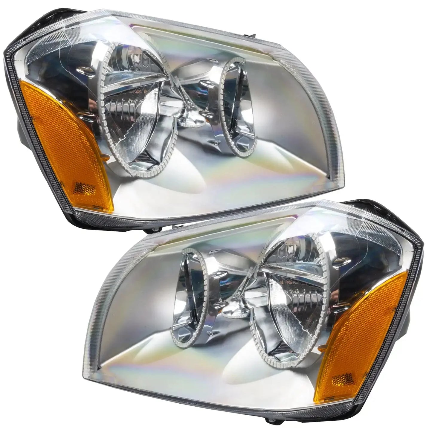 ORACLE Lighting 2005-2007 Dodge Magnum Pre-Assembled Halo Headlights - Chrome Housing by ORACLE Lighting