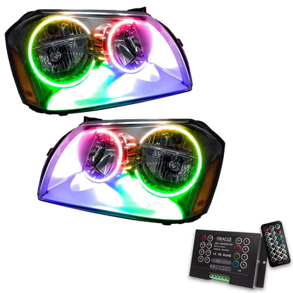 ORACLE Lighting 2005-2007 Dodge Magnum Pre-Assembled Halo Headlights - Chrome Housing by ORACLE Lighting