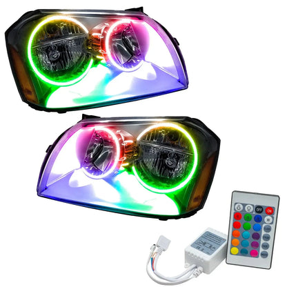 ORACLE Lighting 2005-2007 Dodge Magnum Pre-Assembled Halo Headlights - Chrome Housing by ORACLE Lighting