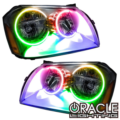 ORACLE Lighting 2005-2007 Dodge Magnum Pre-Assembled Halo Headlights - Chrome Housing by ORACLE Lighting