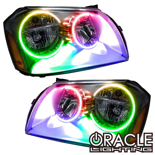 ORACLE Lighting 2005-2007 Dodge Magnum Pre-Assembled Halo Headlights - Chrome Housing by ORACLE Lighting