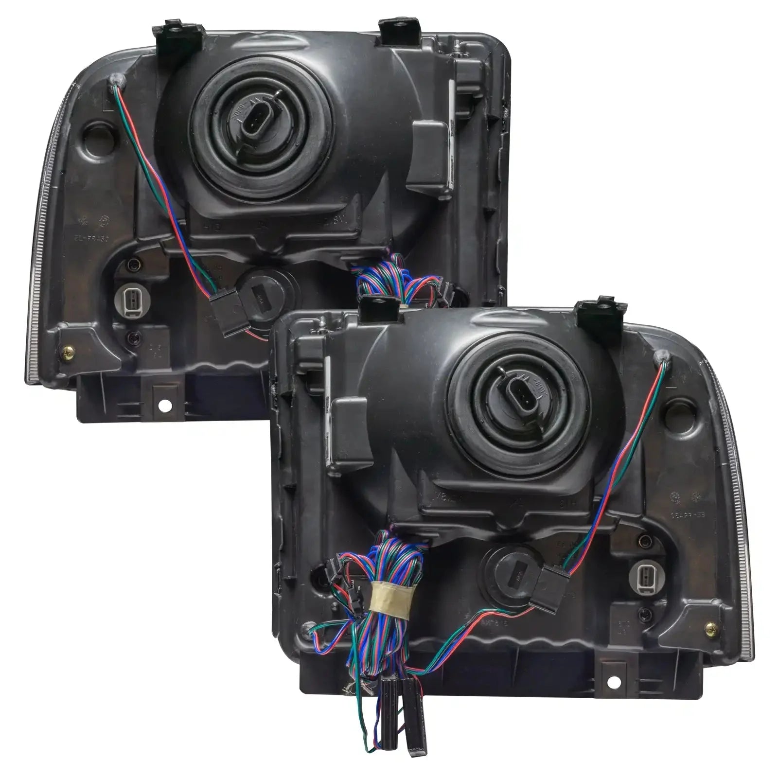 ORACLE Lighting 2005-2007 Ford F-250/F-350 Super Duty Pre-Assembled Halo Headlights - Chrome Housing by ORACLE Lighting