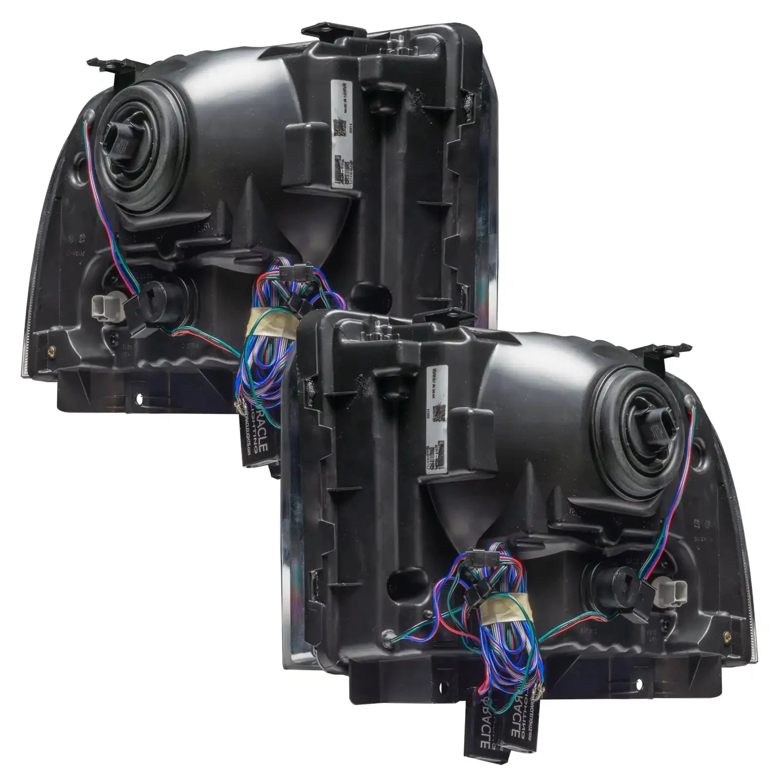 ORACLE Lighting 2005-2007 Ford F-250/F-350 Super Duty Pre-Assembled Halo Headlights - Chrome Housing by ORACLE Lighting