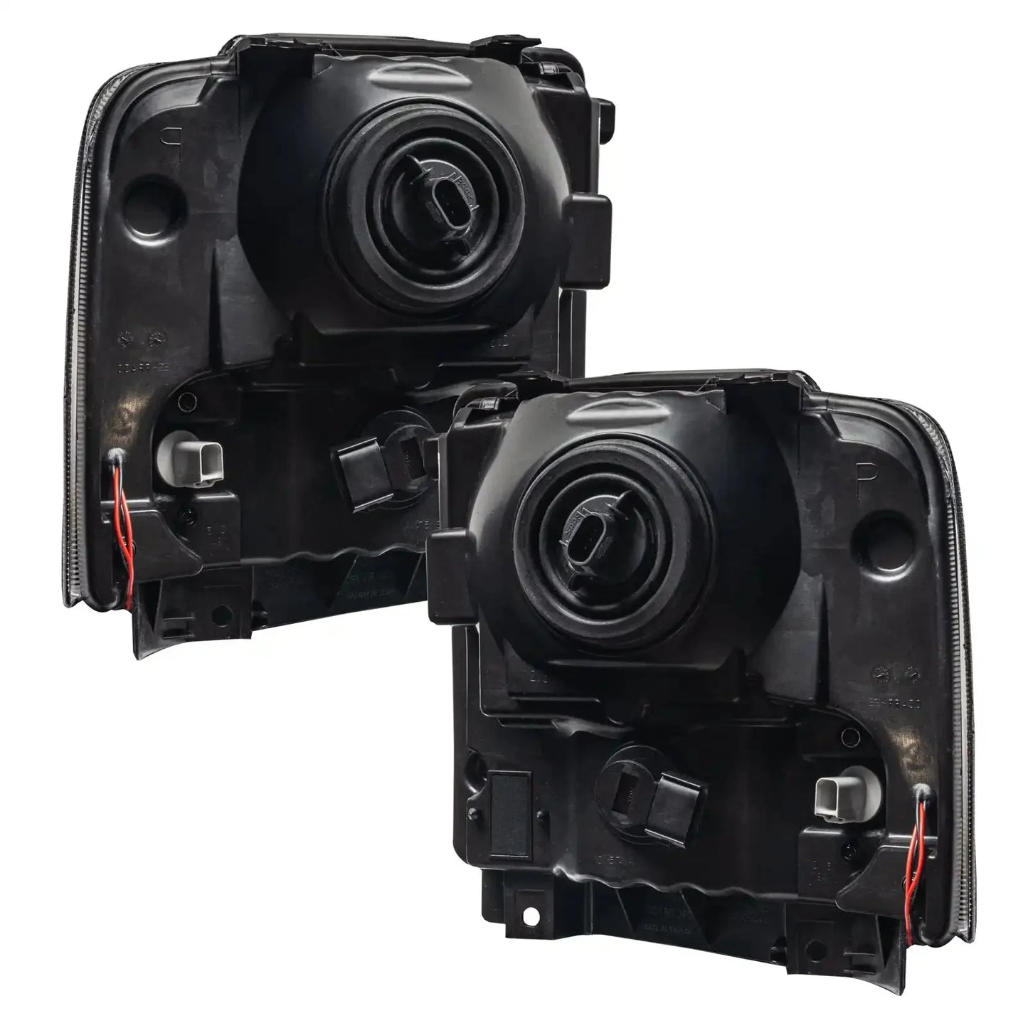 ORACLE Lighting 2005-2007 Ford F-250/F-350 Super Duty Pre-Assembled Halo Headlights - Black Housing by ORACLE Lighting