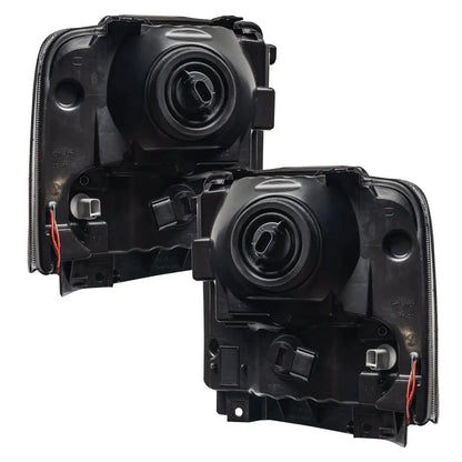 ORACLE Lighting 2005-2007 Ford F-250/F-350 Super Duty Pre-Assembled Halo Headlights - Black Housing by ORACLE Lighting