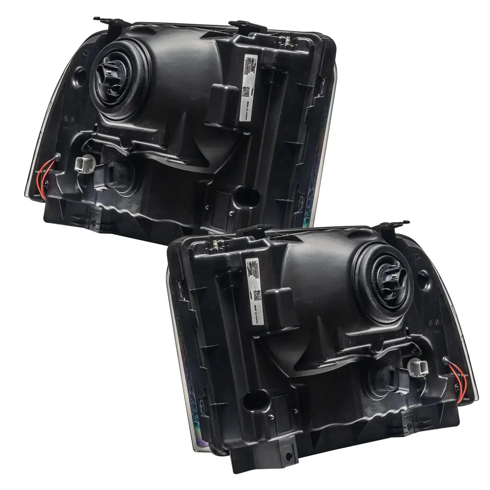 ORACLE Lighting 2005-2007 Ford F-250/F-350 Super Duty Pre-Assembled Halo Headlights - Black Housing by ORACLE Lighting