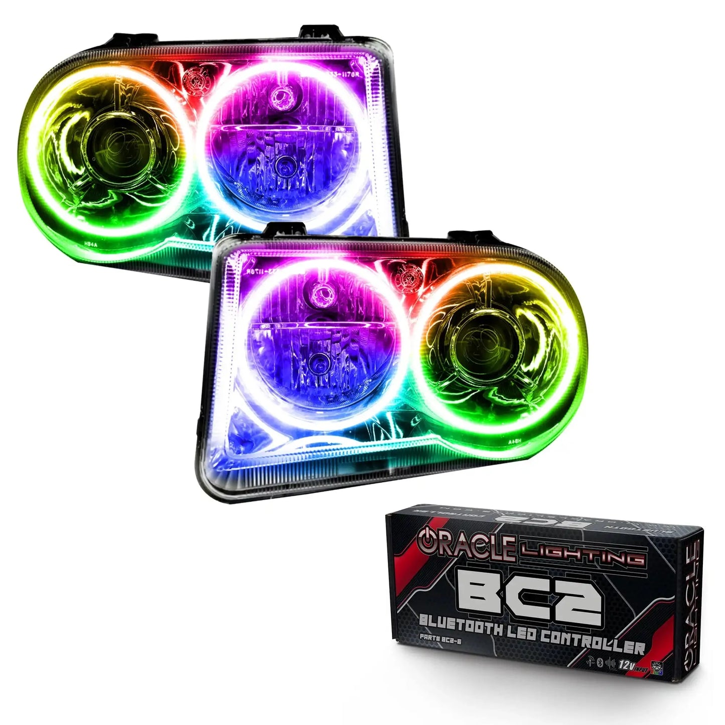 ORACLE Lighting 2005-2010 Chrysler 300C Pre-Assembled Halo Headlights - Non HID by ORACLE Lighting