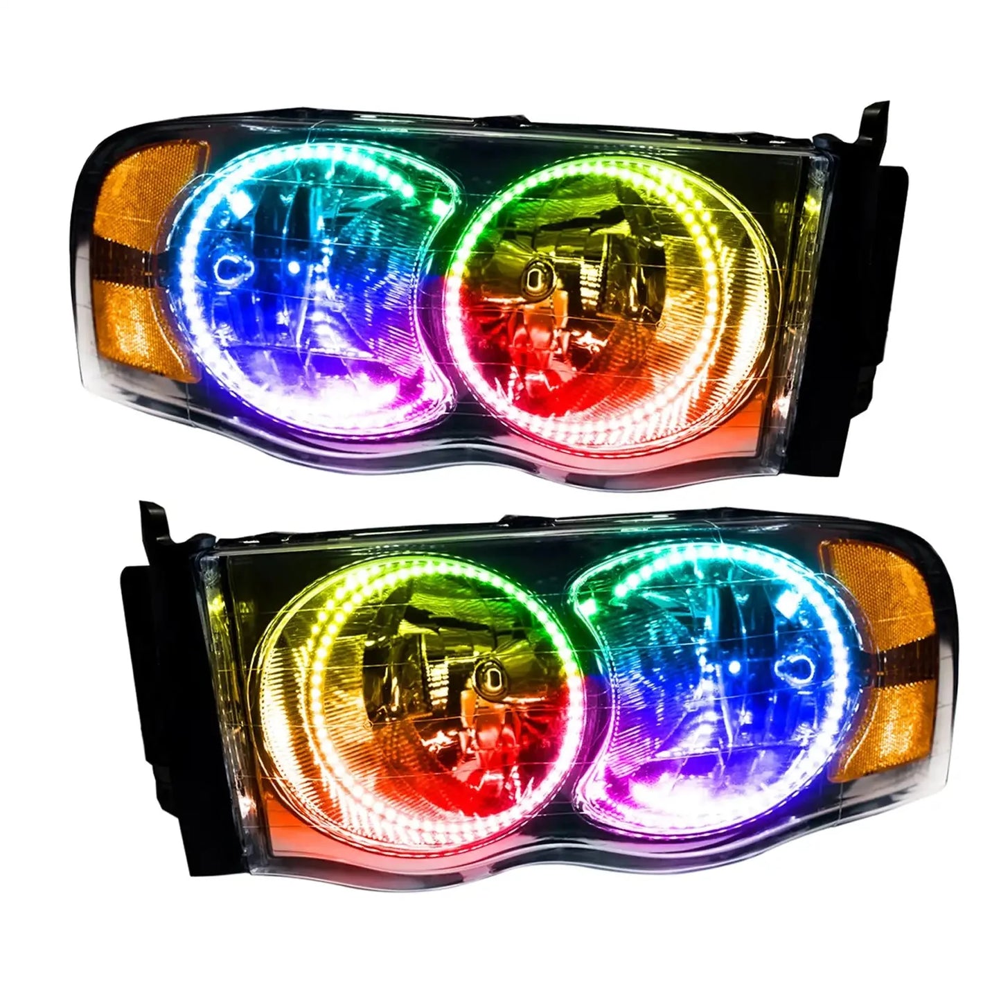 ORACLE Lighting 2002-2005 Dodge Ram Pre-Assembled Halo Headlights by ORACLE Lighting