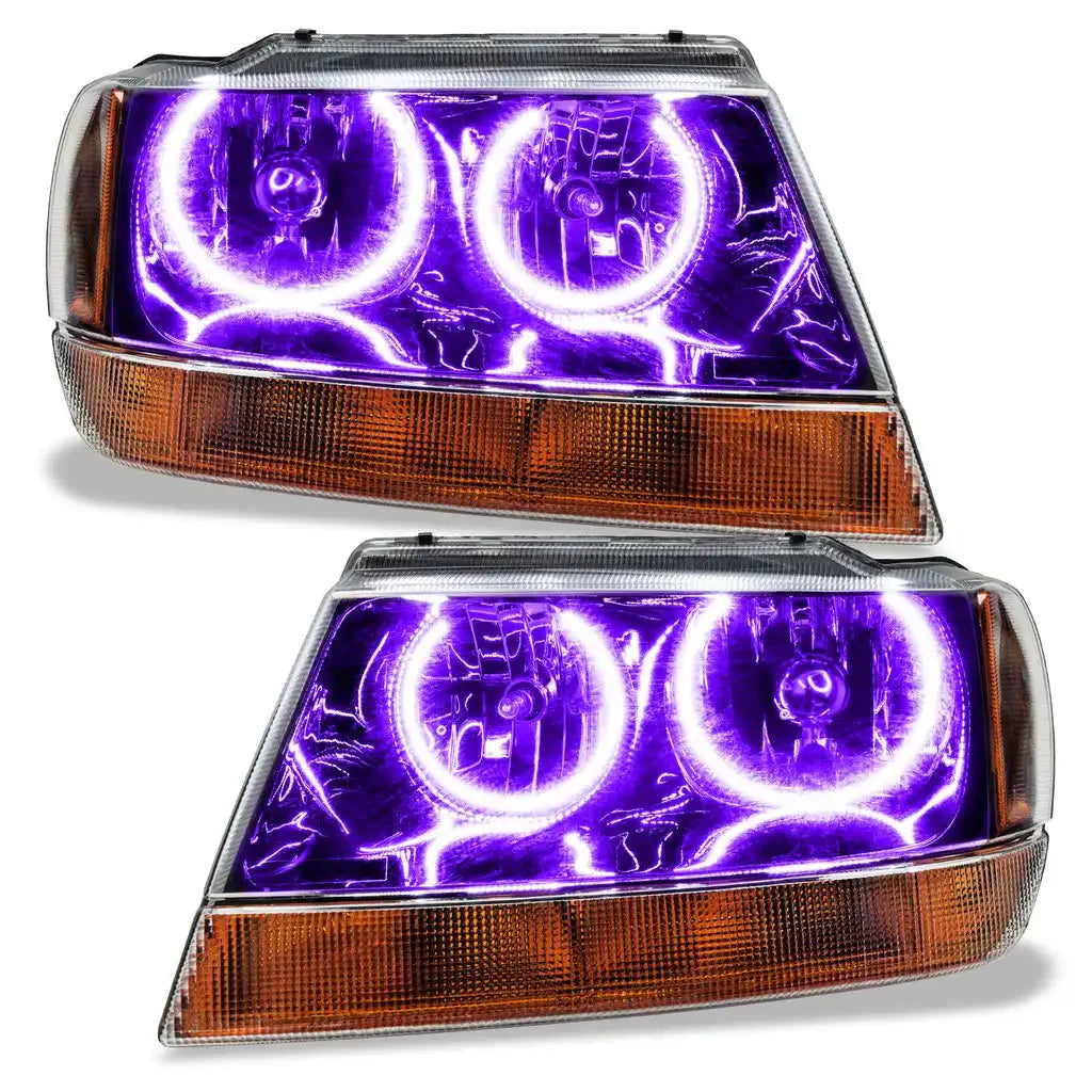 ORACLE Lighting 1999-2004 Jeep Grand Cherokee LED Headlight Halo Kit by ORACLE Lighting