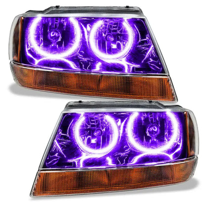 ORACLE Lighting 1999-2004 Jeep Grand Cherokee LED Headlight Halo Kit by ORACLE Lighting