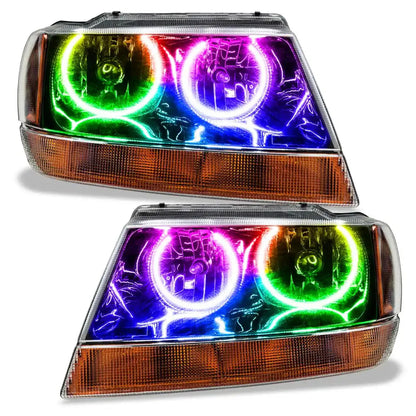 ORACLE Lighting 1999-2004 Jeep Grand Cherokee LED Headlight Halo Kit by ORACLE Lighting