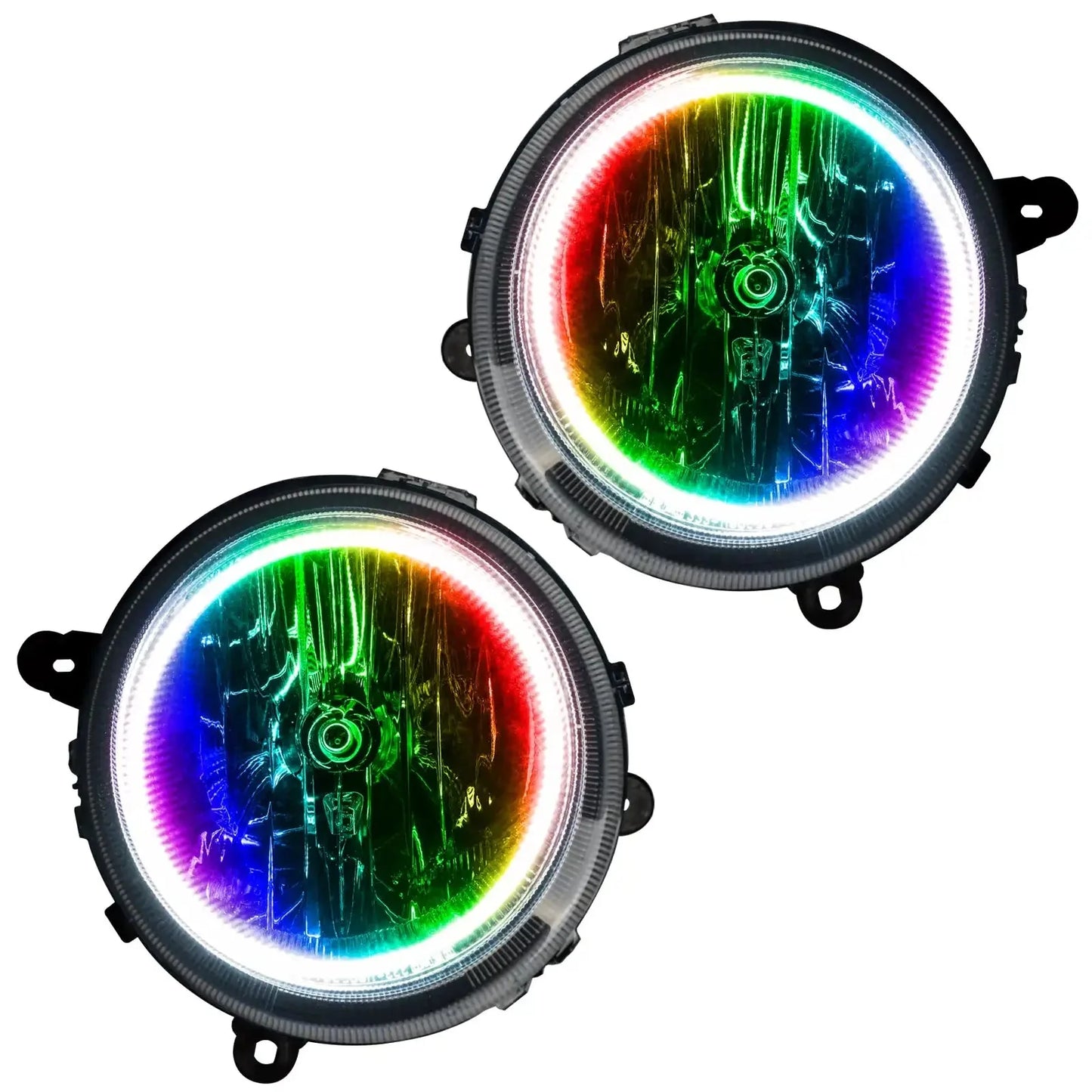 ORACLE Lighting 2007-2016 Jeep Patriot Pre-Assembled Halo Headlights by ORACLE Lighting