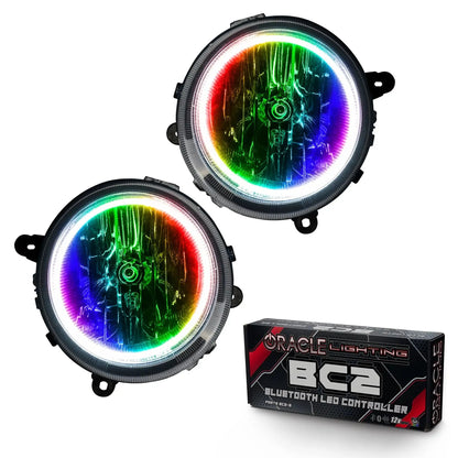 ORACLE Lighting 2007-2016 Jeep Patriot Pre-Assembled Halo Headlights by ORACLE Lighting