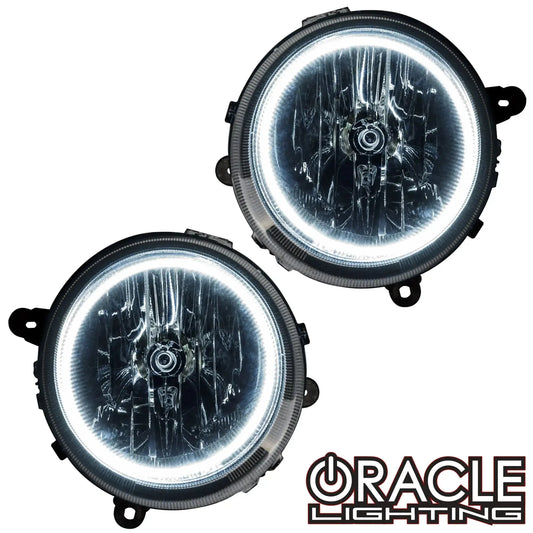 ORACLE Lighting 2007-2016 Jeep Patriot Pre-Assembled Halo Headlights by ORACLE Lighting