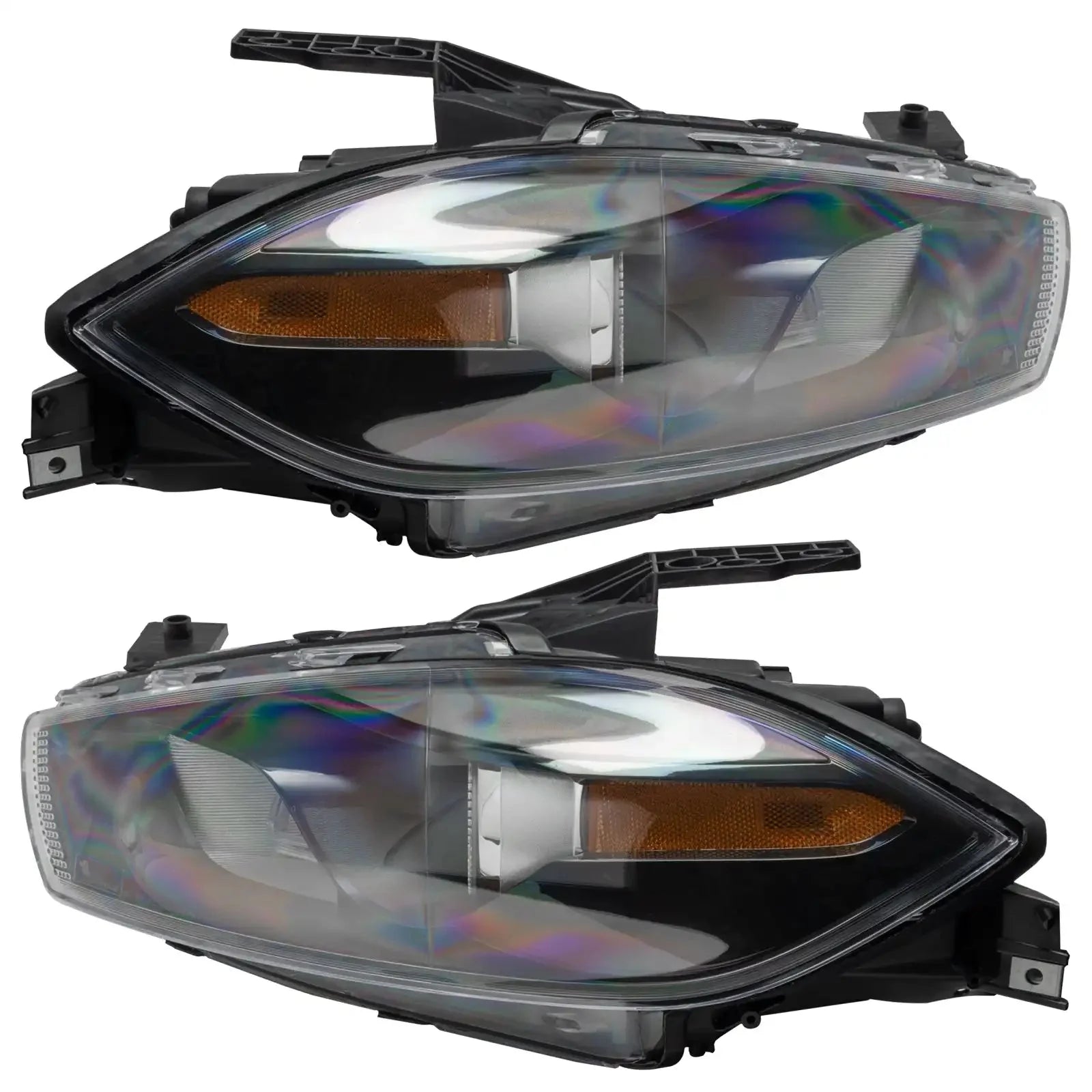 ORACLE Lighting 2013-2016 Dodge Dart Pre-Assembled Halo Headlights - Black Housing (Halogen Style) by ORACLE Lighting