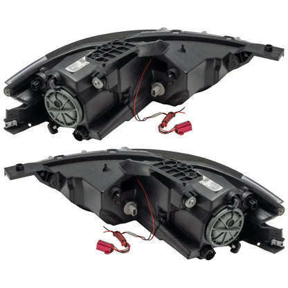 ORACLE Lighting 2013-2016 Dodge Dart Pre-Assembled Halo Headlights - Black Housing (Halogen Style) by ORACLE Lighting