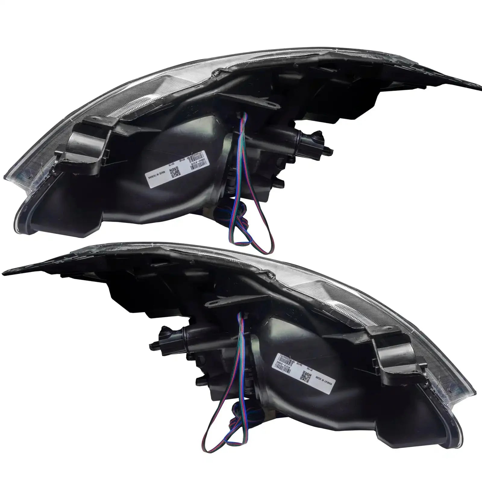ORACLE Lighting 2007-2009 Nissan Altima Sedan Pre-Assembled Halo Headlights - Black Housing (Halogen) by ORACLE Lighting