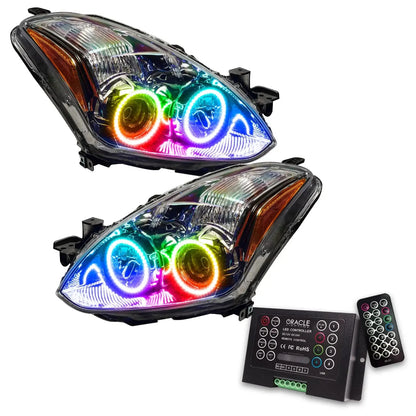 ORACLE Lighting 2010-2012 Nissan Altima Coupe Pre-Assembled Halo Headlights by ORACLE Lighting