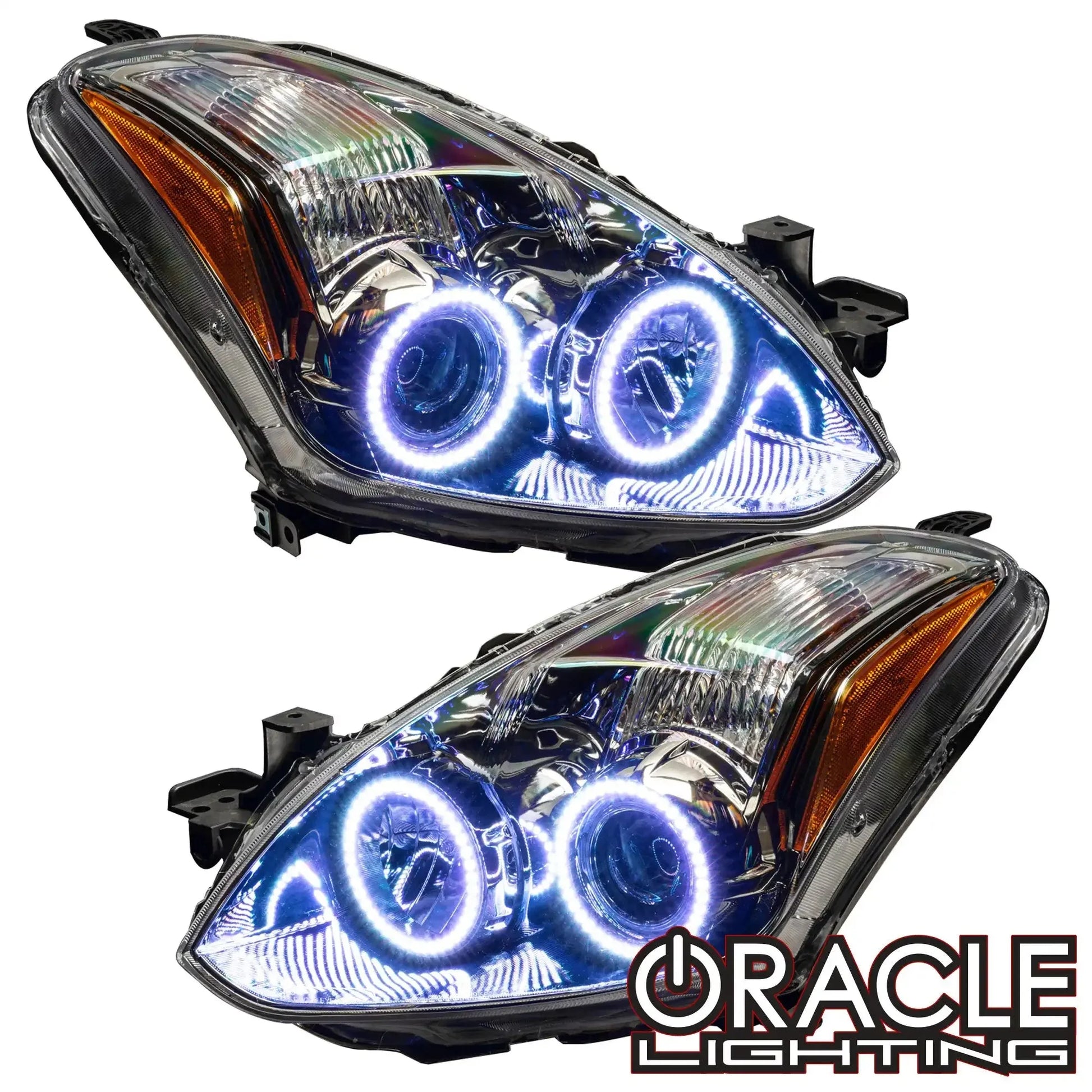 ORACLE Lighting 2010-2012 Nissan Altima Coupe Pre-Assembled Halo Headlights by ORACLE Lighting