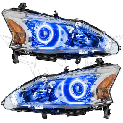 ORACLE Lighting 2013-2015 Nissan Altima Sedan Pre-Assembled Halo Headlights - (Halogen) by ORACLE Lighting