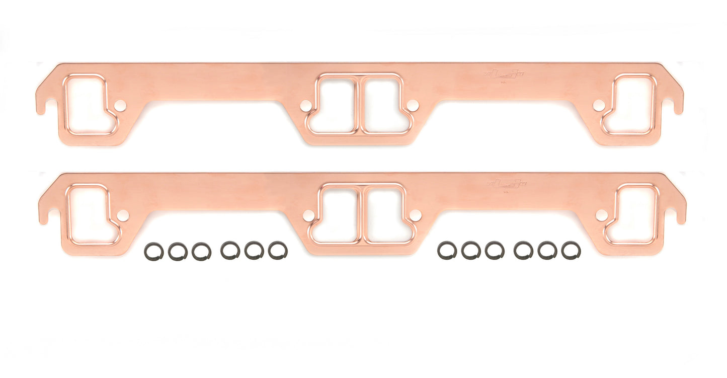 Fits 1970-1979 AMC 304, 360, 390, 401. Dogleg Ports, 1.25 Inch x 1.75 Inch by Mr Gasket