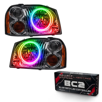 ORACLE Lighting 2001-2004 Nissan Frontier Pre-Assembled Halo Headlights by ORACLE Lighting