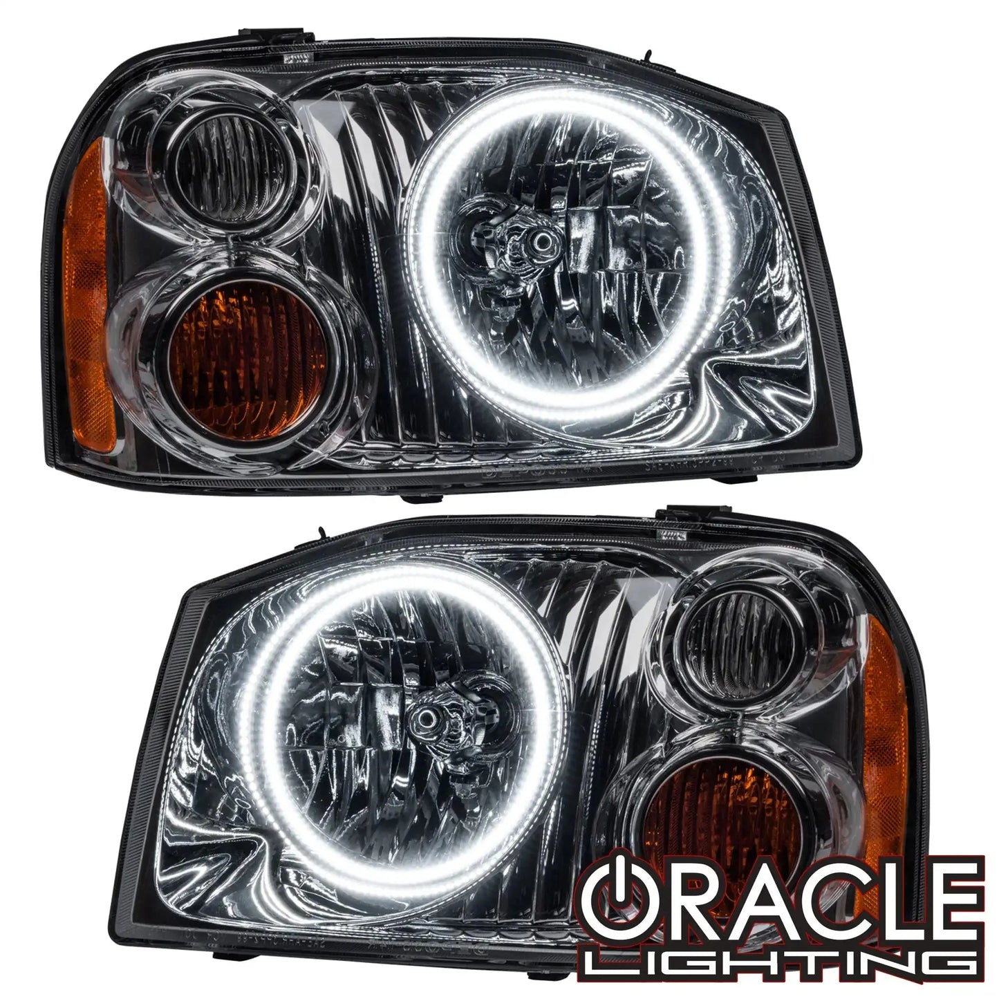 ORACLE Lighting 2001-2004 Nissan Frontier Pre-Assembled Halo Headlights by ORACLE Lighting